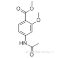 Kwas benzoesowy, 4- (acetyloamino) -2-metoksy-, ester metylowy CAS 4093-29-2